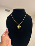 BRBIE ROLEX HEART NECKLACE