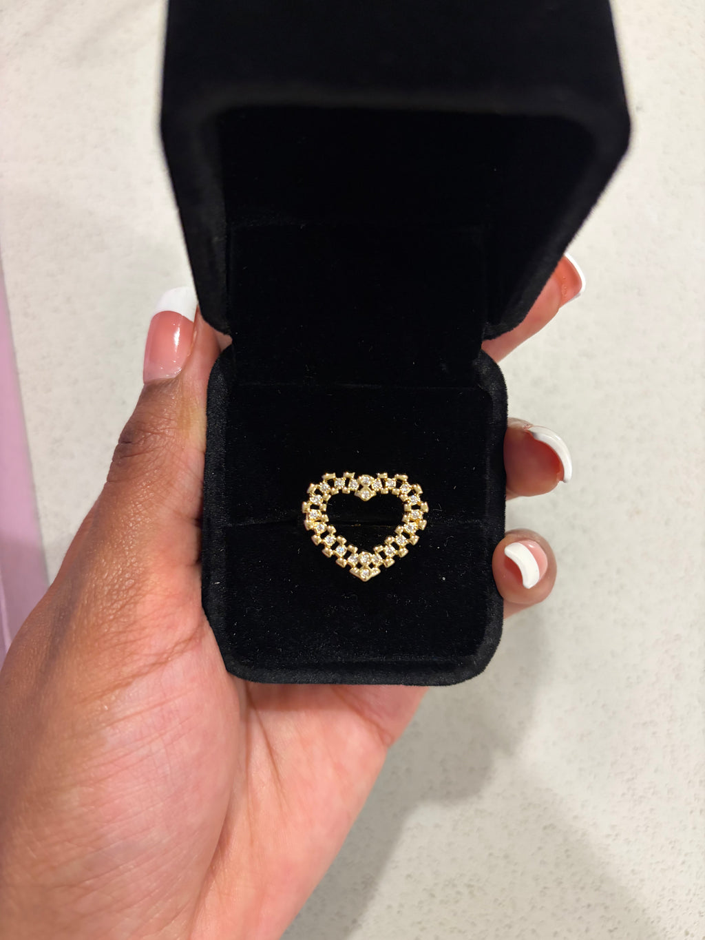 ROLEX HEART W/ BLING RING