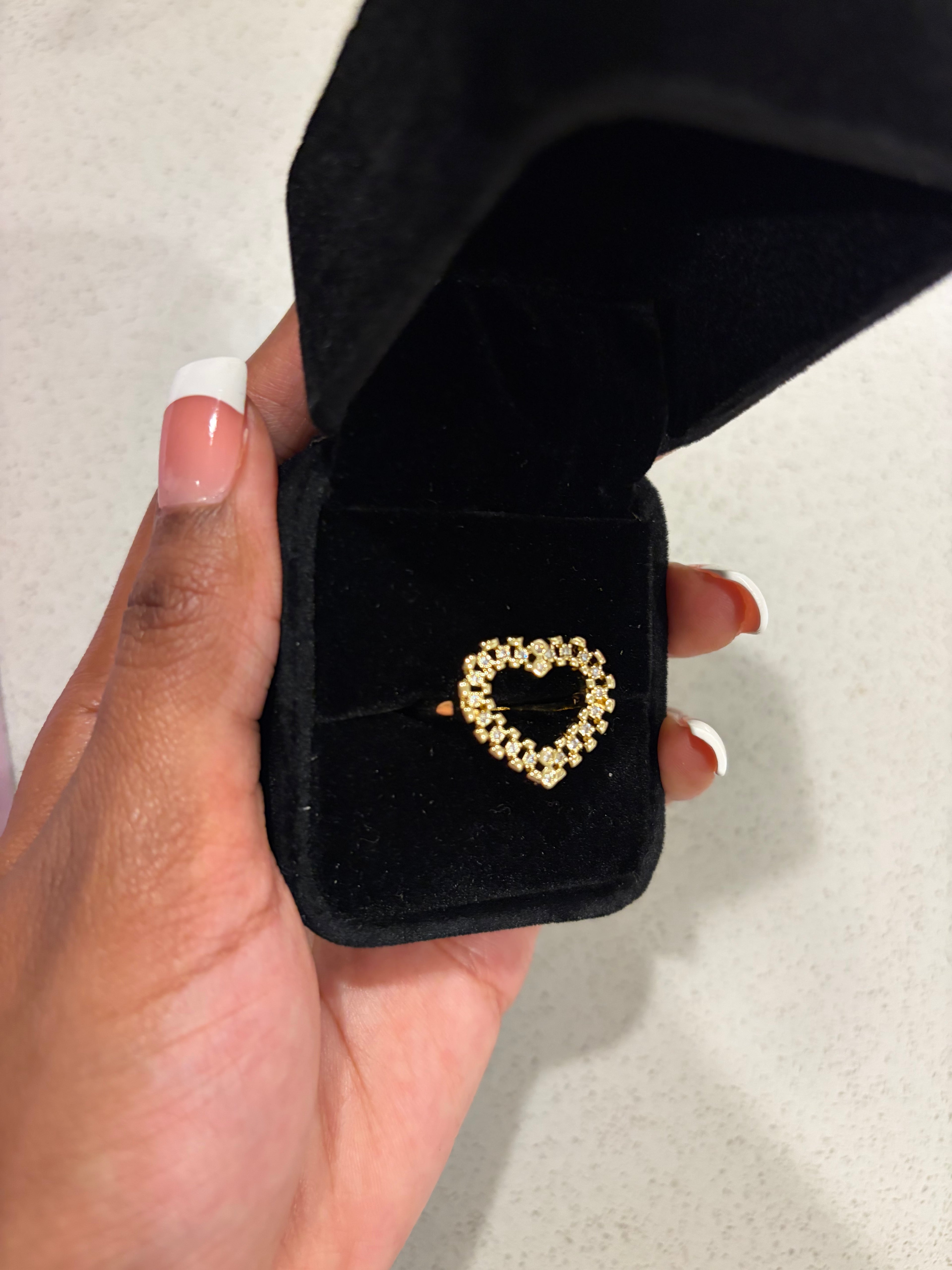 ROLEX HEART W/ BLING RING